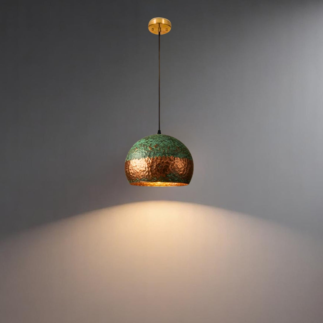brass dome pendant light, Hanging Lamp , kitchen island light , art Decor lamp