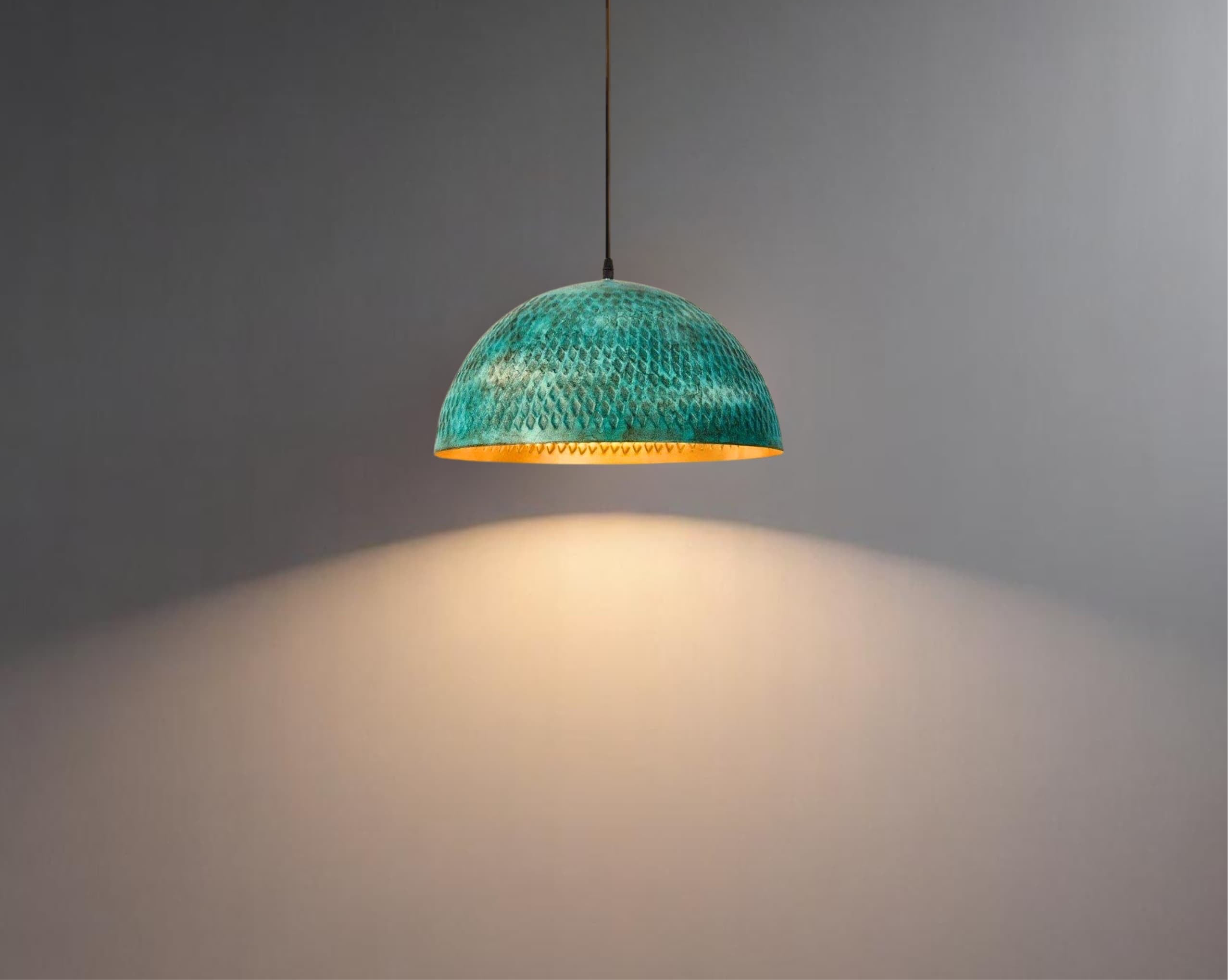 brass dome pendant light, Hanging Lamp , kitchen island light , art Decor lamp