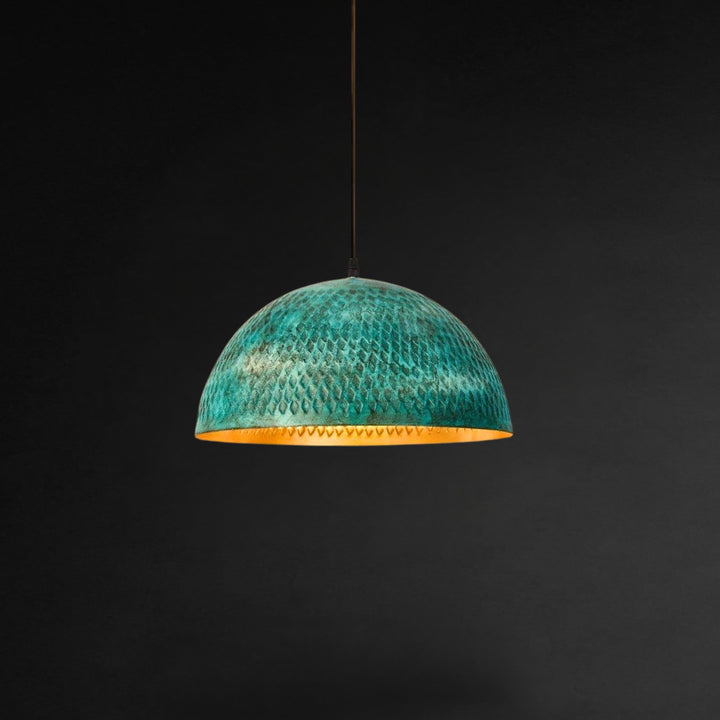 brass dome pendant light, Hanging Lamp , kitchen island light , art Decor lamp