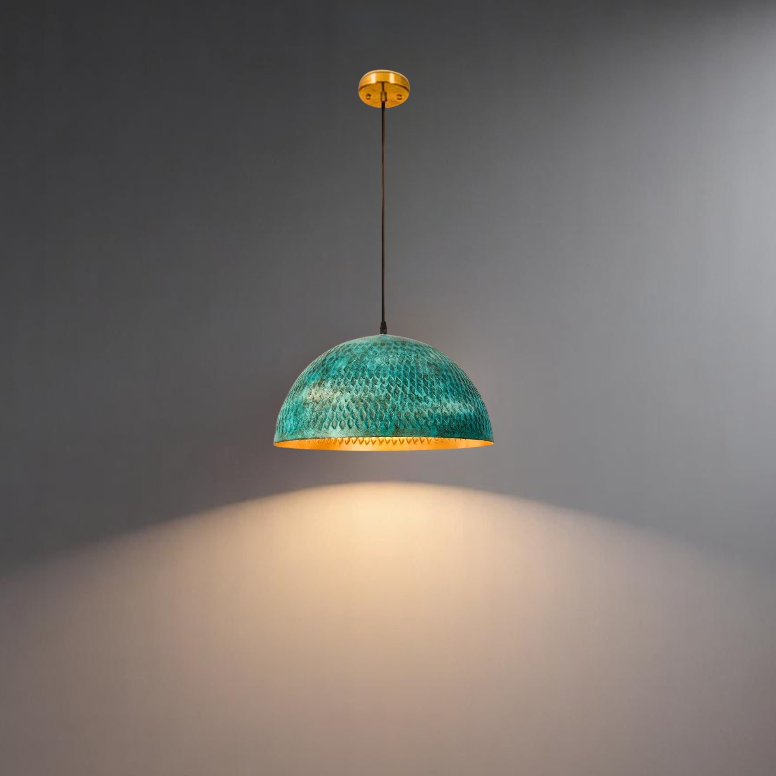 brass dome pendant light, Hanging Lamp , kitchen island light , art Decor lamp