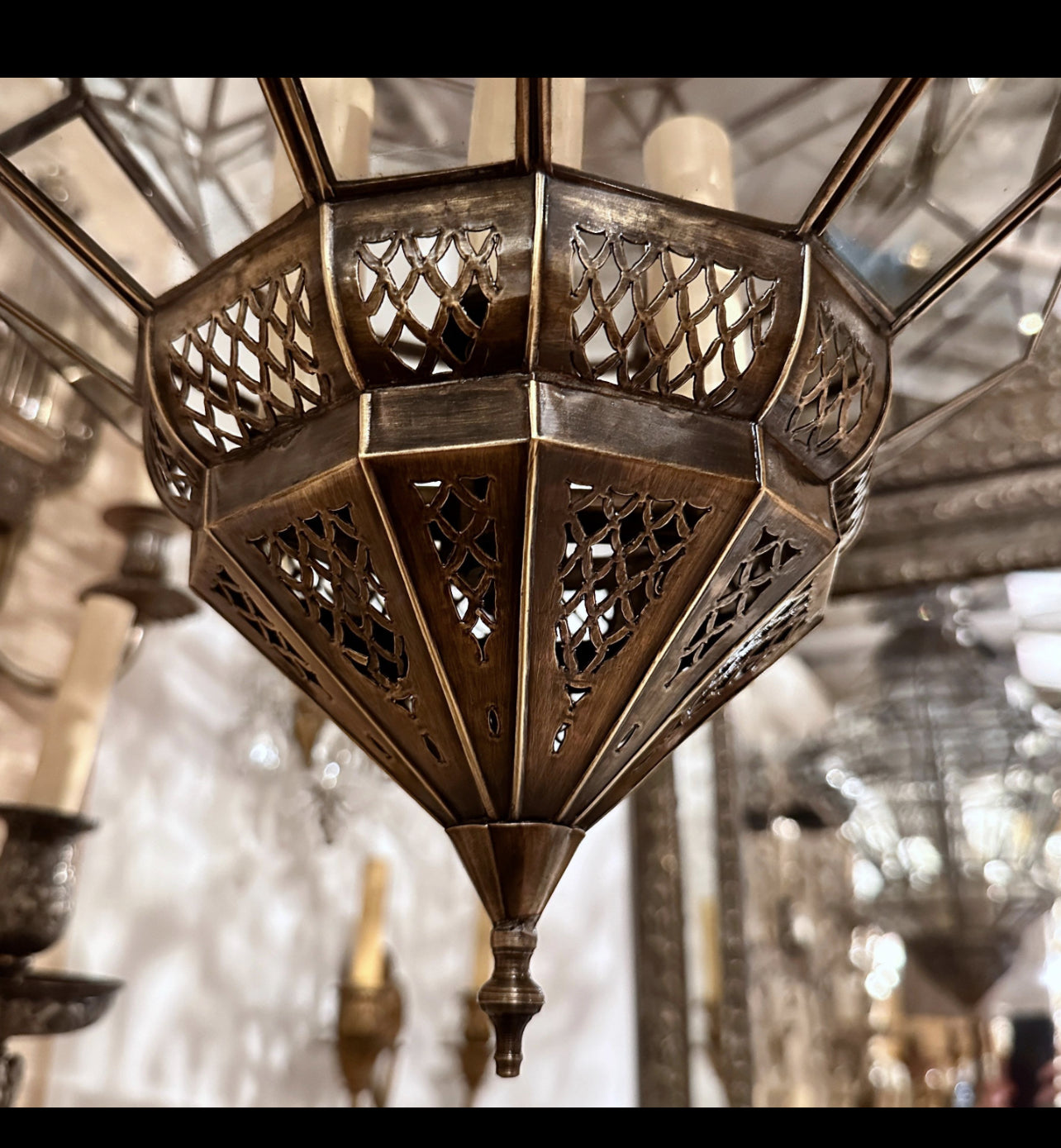 Set of 3 Glass pendant light, light Fixture, chandelier lighting, hanging lamp