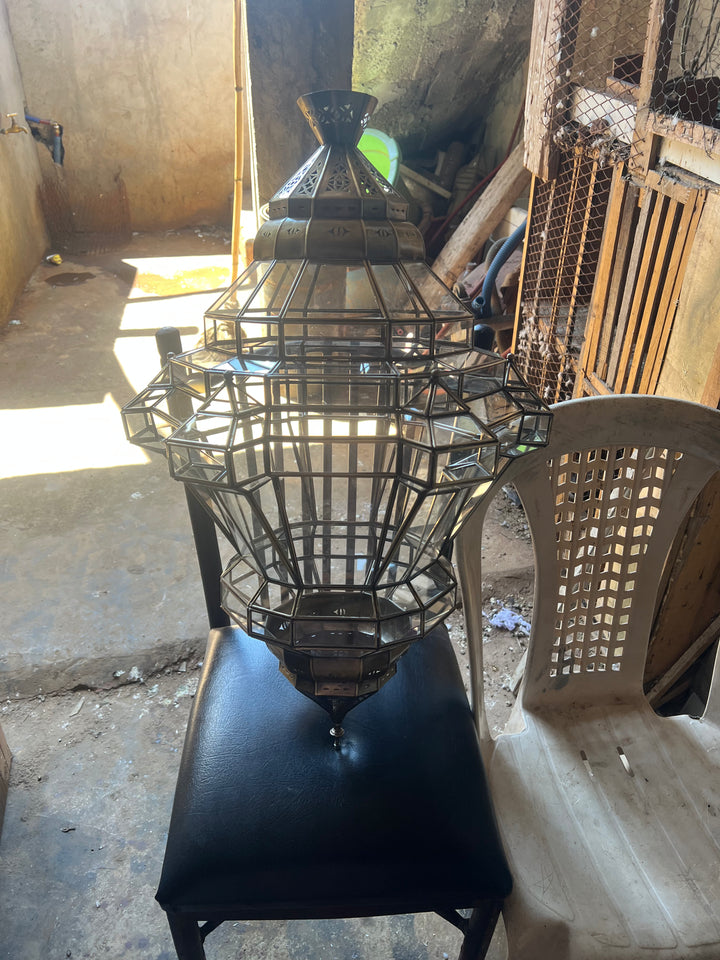 Set of 3 Glass pendant light, light Fixture, chandelier lighting, hanging lamp