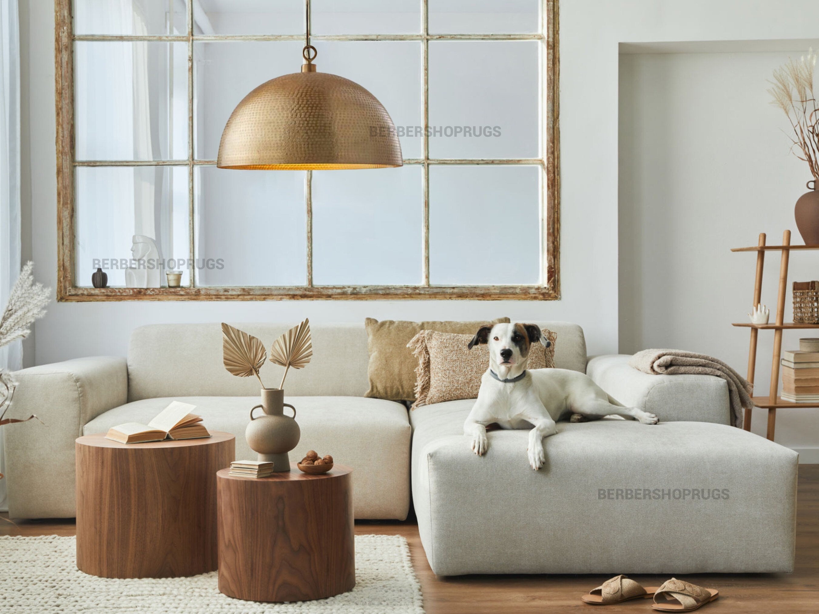 Set of 2 brass pendant light , Hanging Lamp , Lampshades Lighting, art Decor lamp