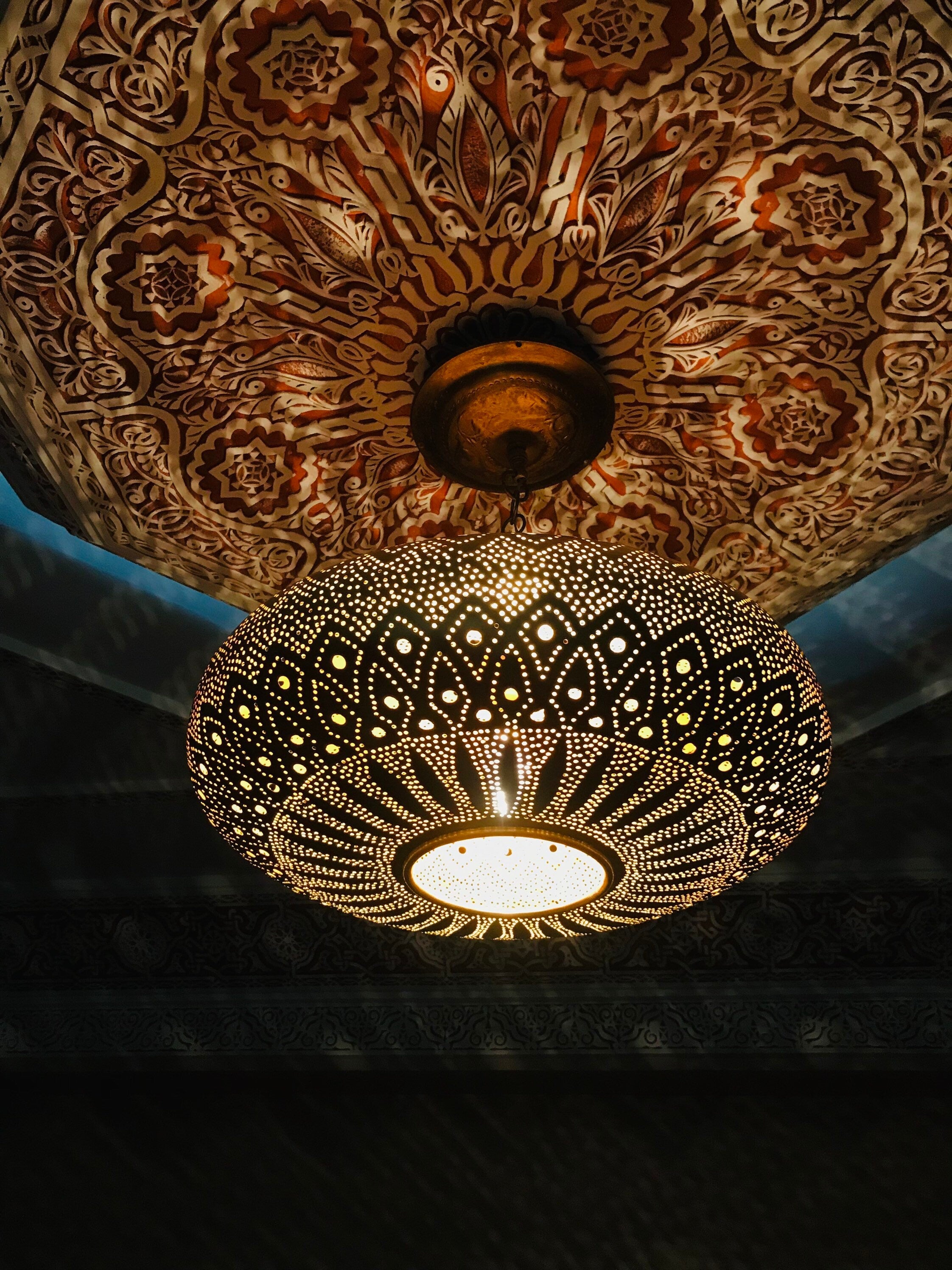 Moroccan lamp, pendant light,hanging lamp, lampshade lighting