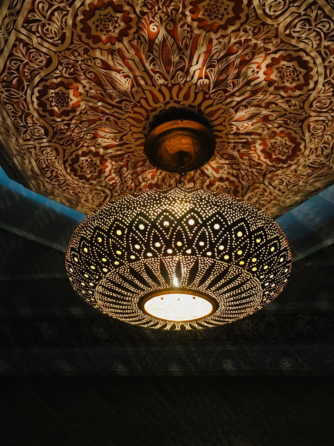 Moroccan lamp, pendant light,hanging lamp, lampshade lighting