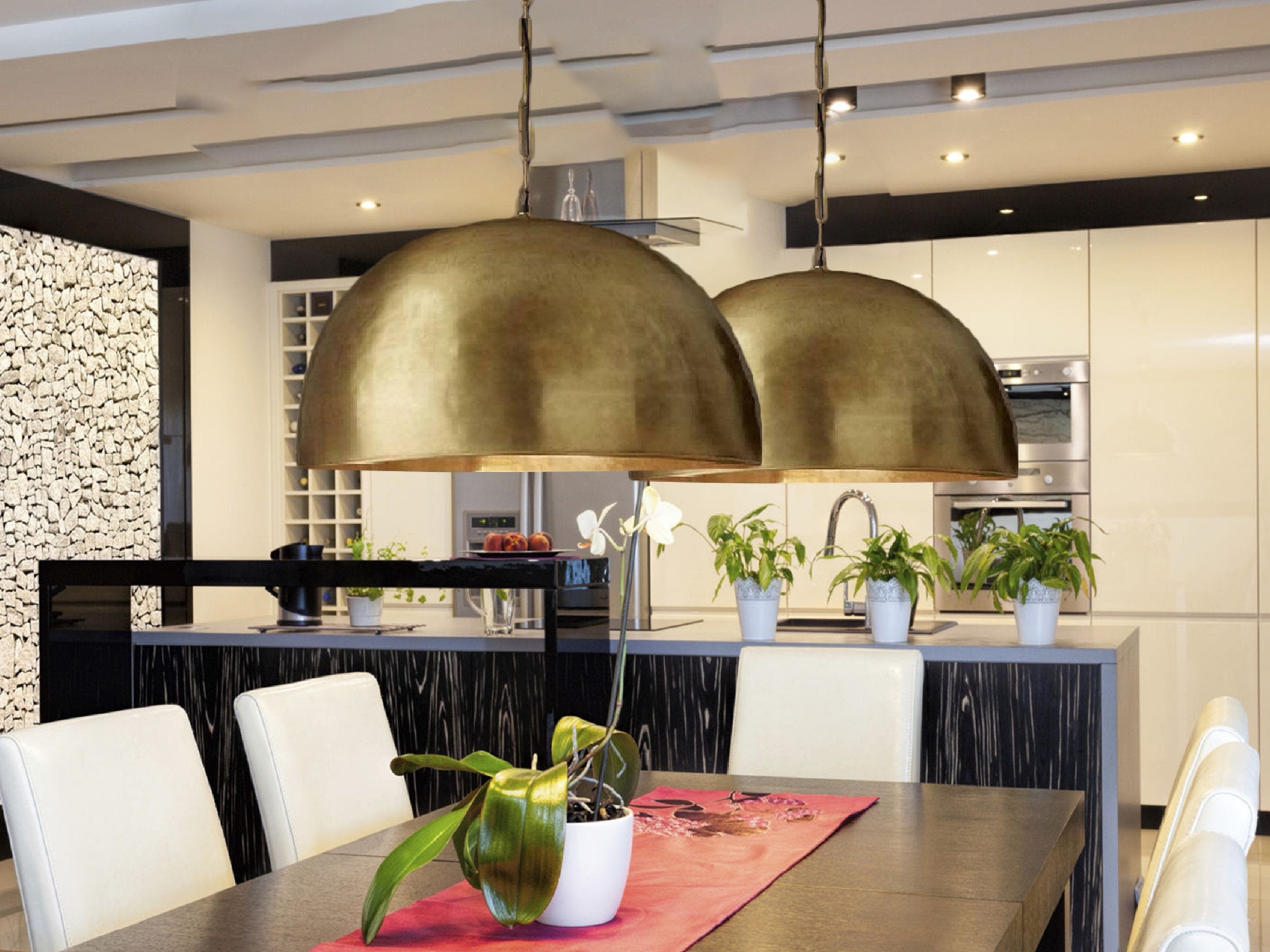 brass dome pendant light, Hanging Lamp , Lampshades Lighting, art Decor lamp