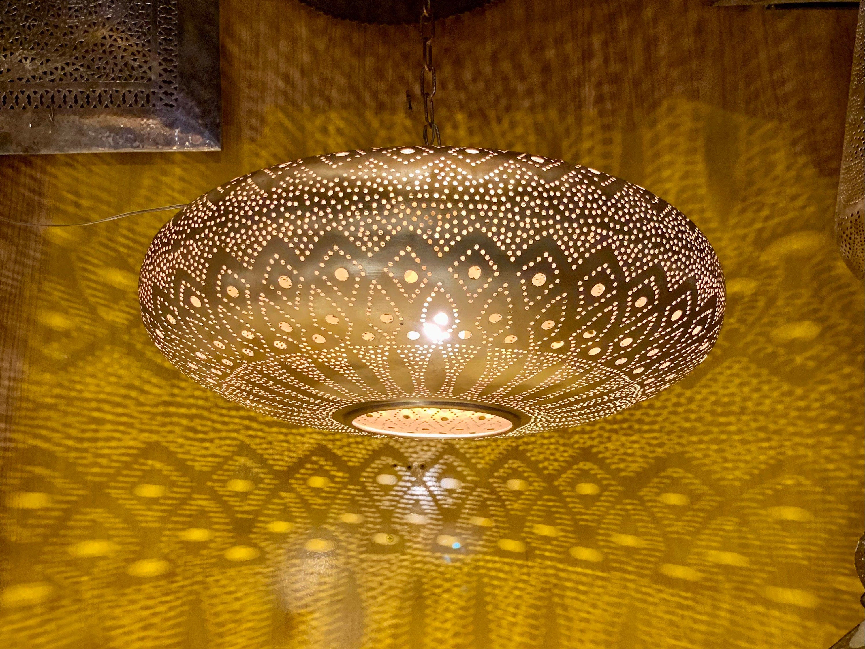 pendant light, Moroccan lamp, lampshade lighting, art deco lamp