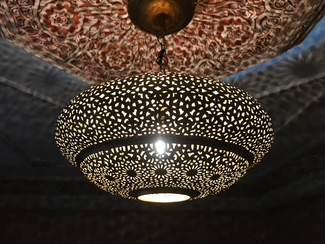 Moroccan pendant light, chandelier lighting , light fixture, ceiling light