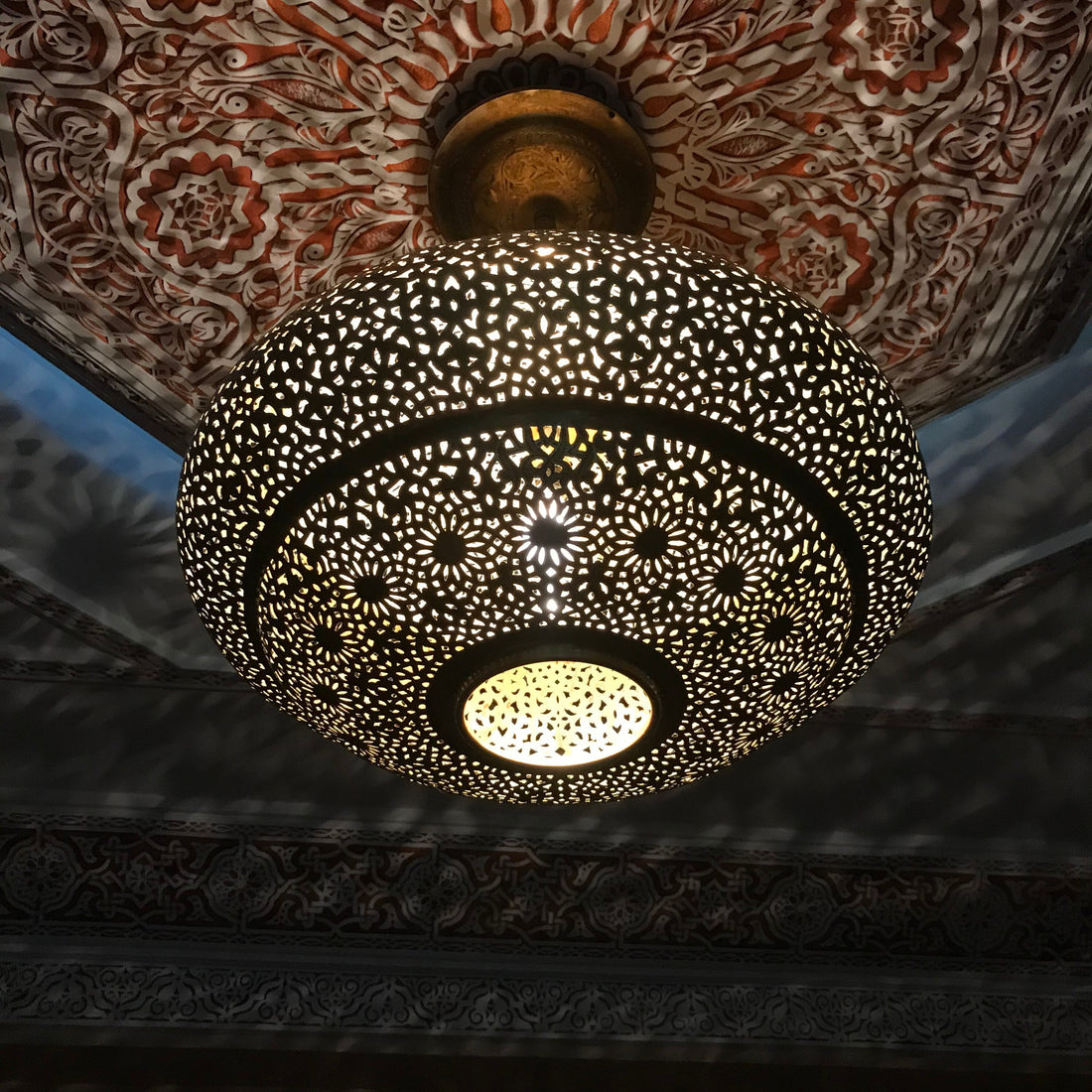 Moroccan pendant light, chandelier lighting , light fixture, ceiling light