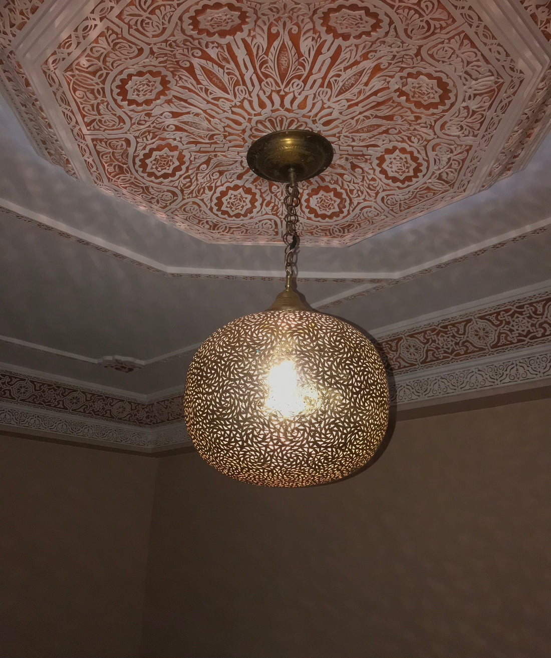 Moroccan lamp , ceiling pendant light, chandelier lighting, Art deco lamp