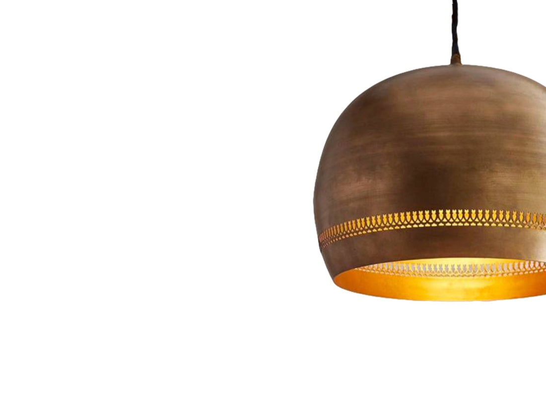 brass dome pendant light, Hanging Lamp , Lampshades Lighting, art Decor lamp