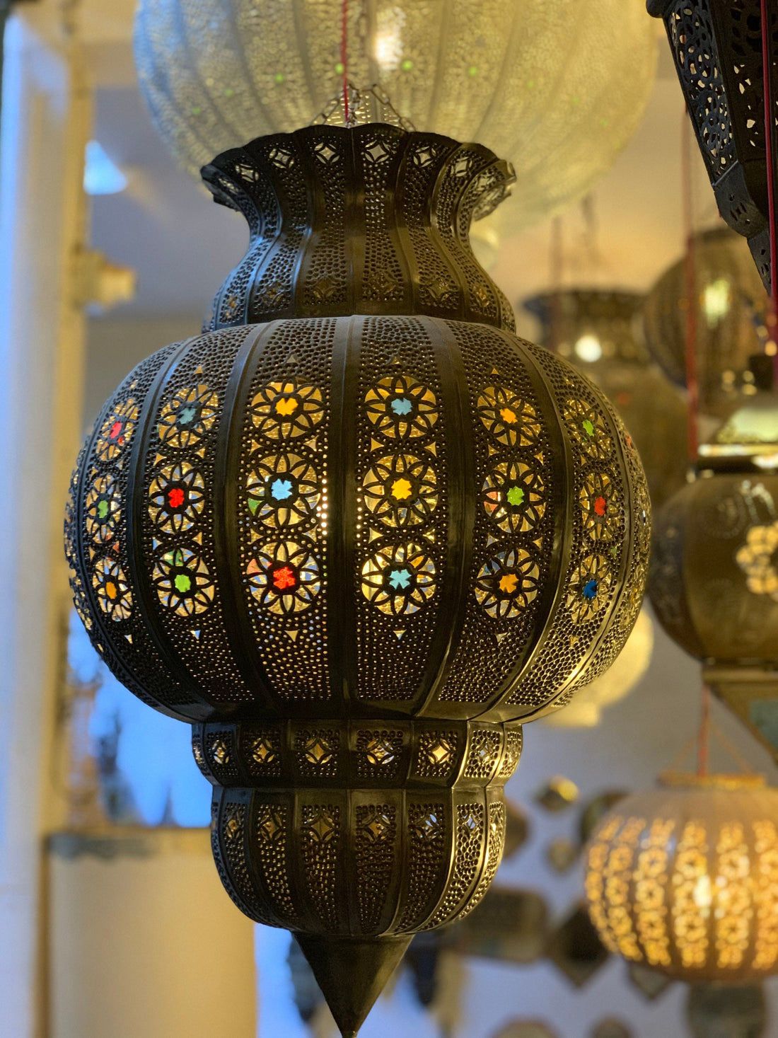 Moroccan Lantern Lamp ,pendant light,   Hanging Oriental Home Decor, ceiling lamp