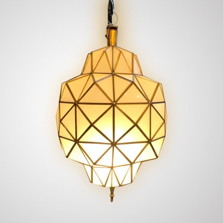 Moroccan pendant lights - Moroccan brass ceiling Fixtures, Handcrafted Hanging Moroccan Glass lamp