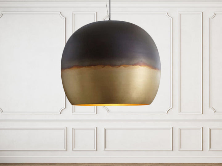 brass dome pendant light for kitchen island, chandelier lighting, Art deco lamp