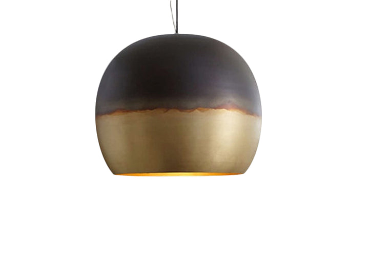 Brass dome pendant light for kitchen island, hanging lamp, Art deco lamp