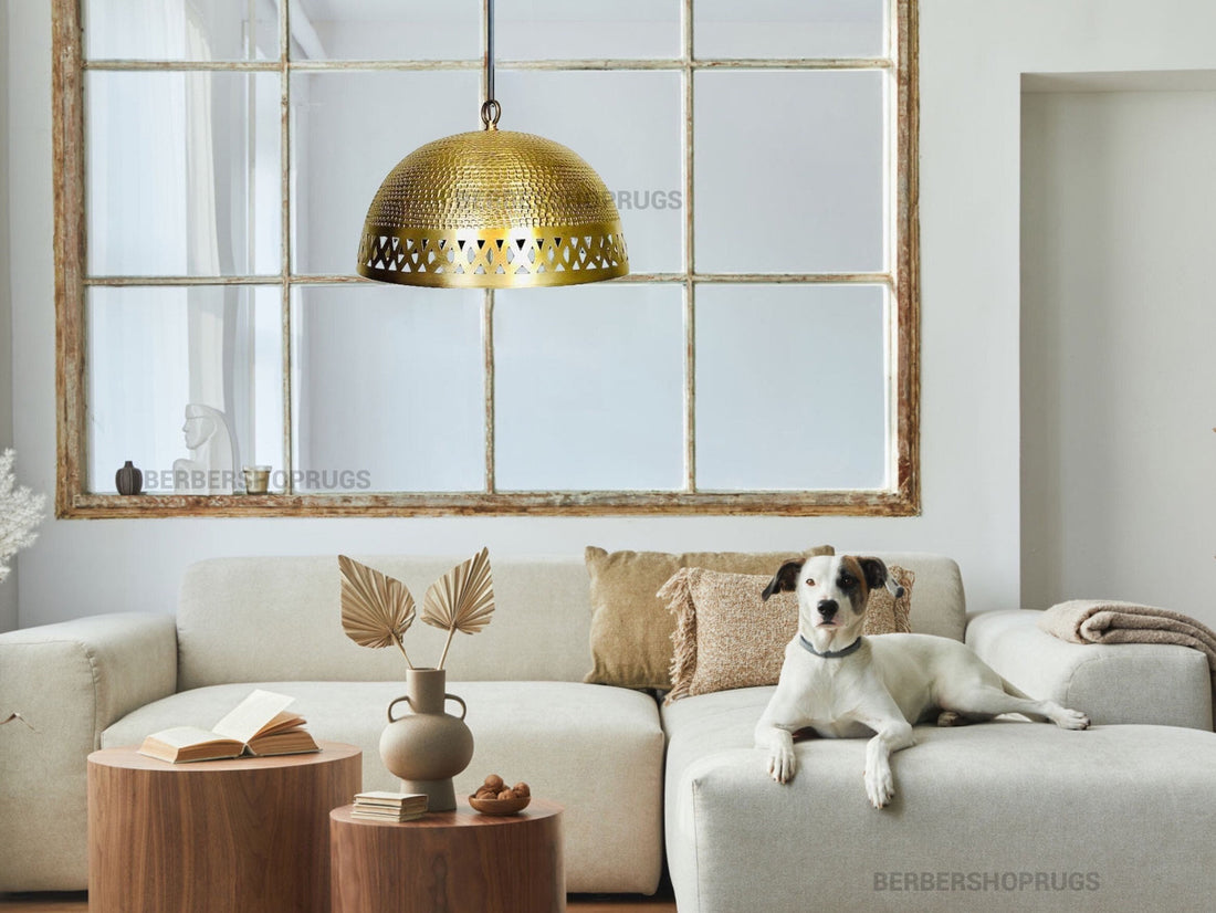 brass dome pendant light, Hanging Lamp , Lampshades Lighting, solid brass chandelier