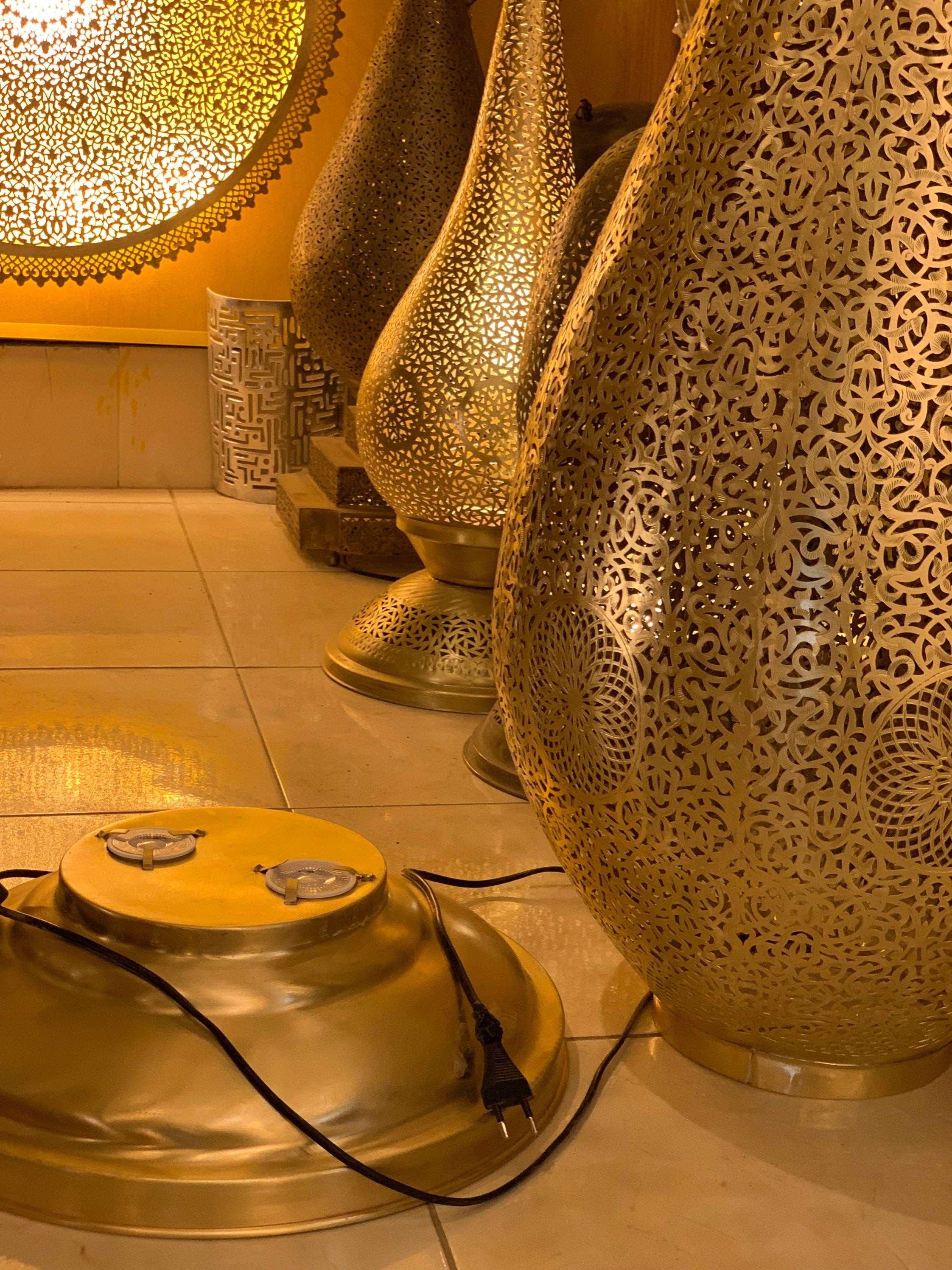 Moroccan floor lamp,standing lamp, Moroccan lighting,floor light, Art Deco light