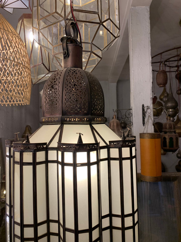 Moroccan hanging lantern light, vintage lantern, handmade lantern light