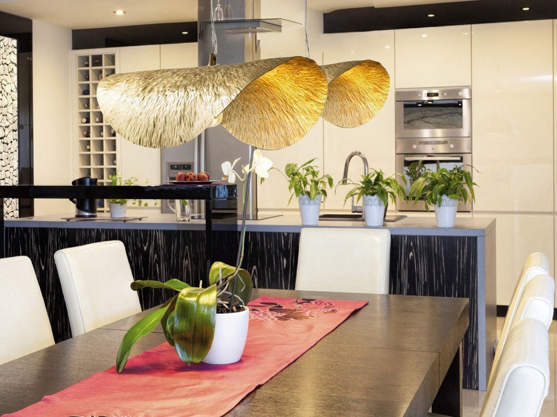 Brass ceiling light, pendant light,Modern Leaf Shaped Pendant,Art Deco lamp
