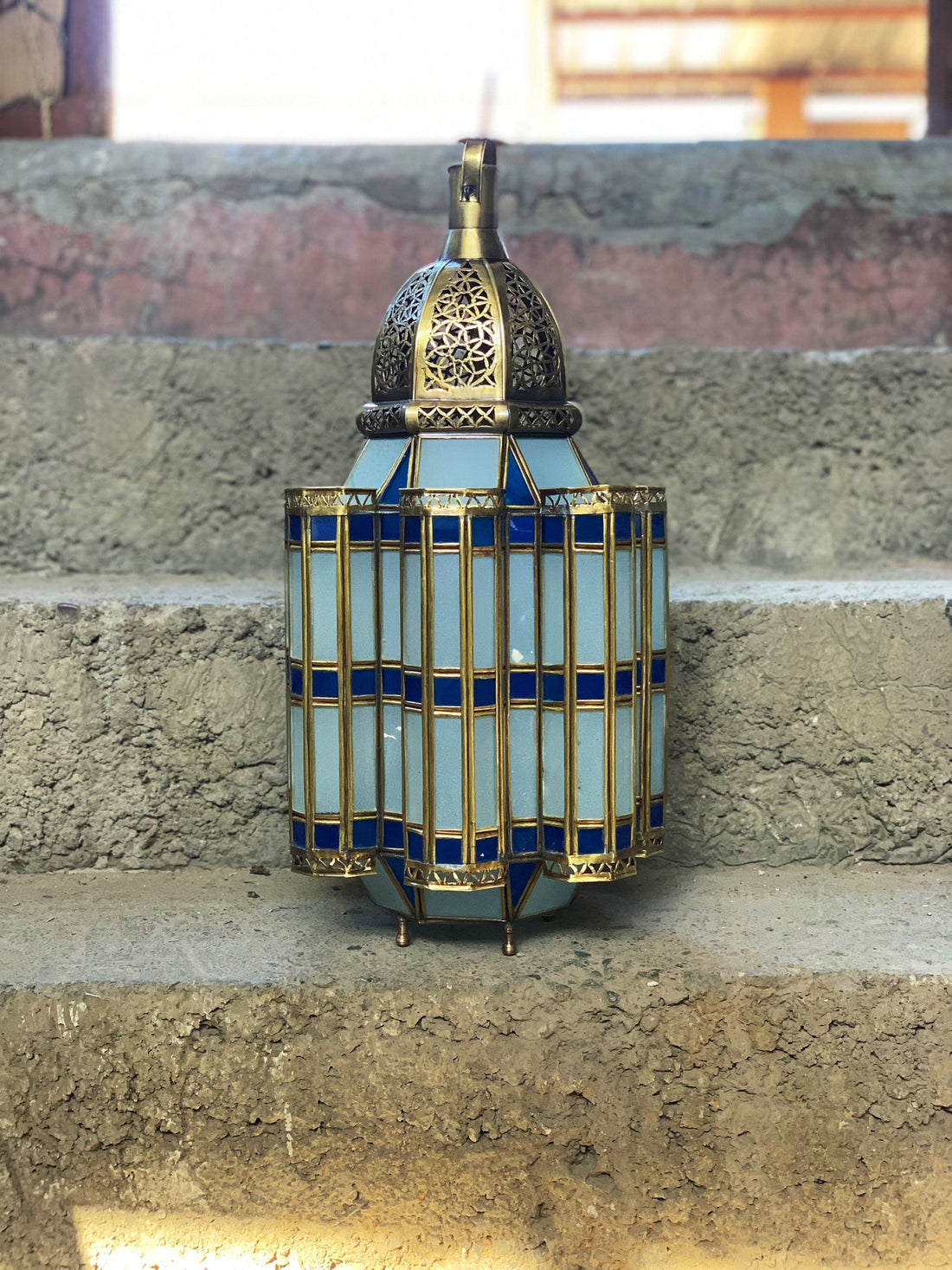 Moroccan hanging lantern light, brass lantern, handmade lantern light