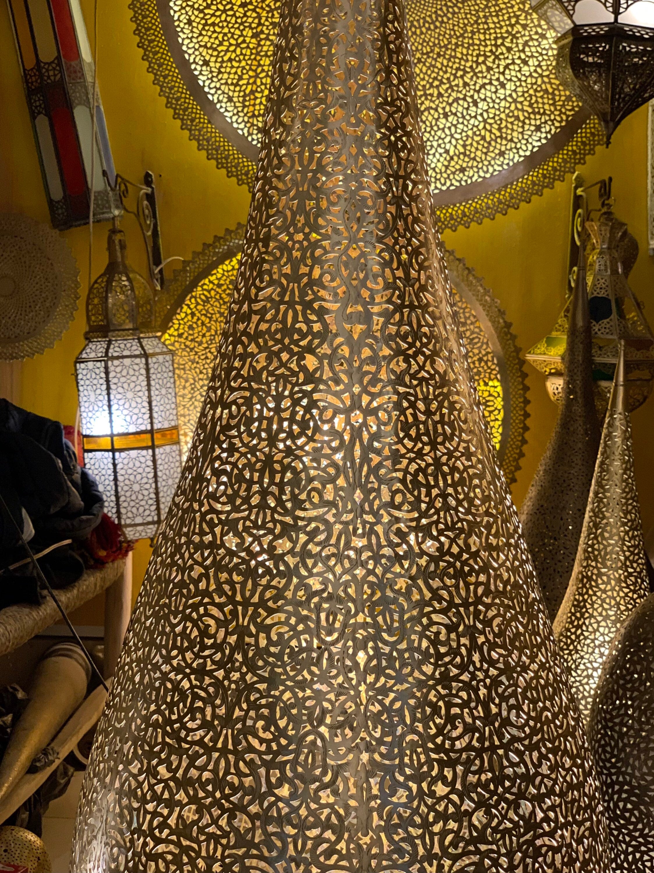 Moroccan floor lamp,standing lamp, Moroccan lighting,floor light, Art Deco light