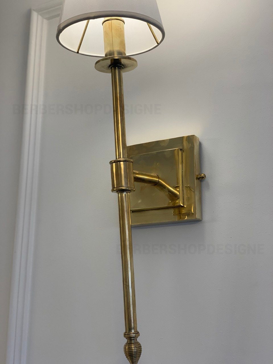 Set of 2 wall lighting ,Brass Wall Mounted Lamp shade Handmade Lighting, Home Decor Sconce