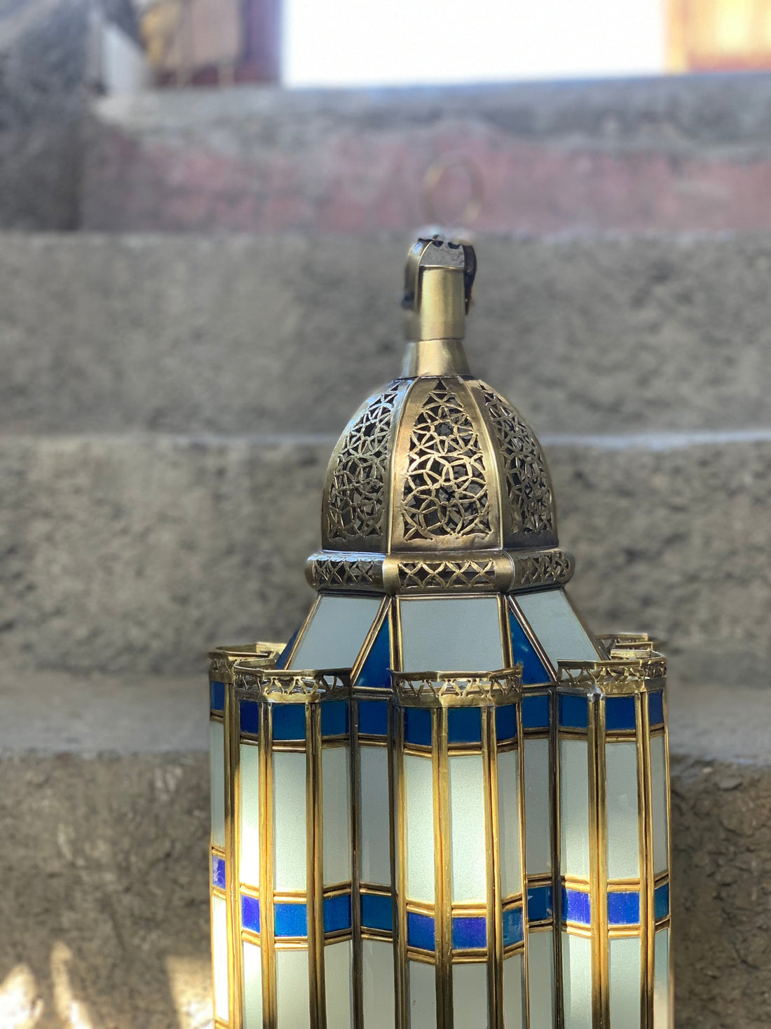 Moroccan hanging lantern light, brass lantern, handmade lantern light