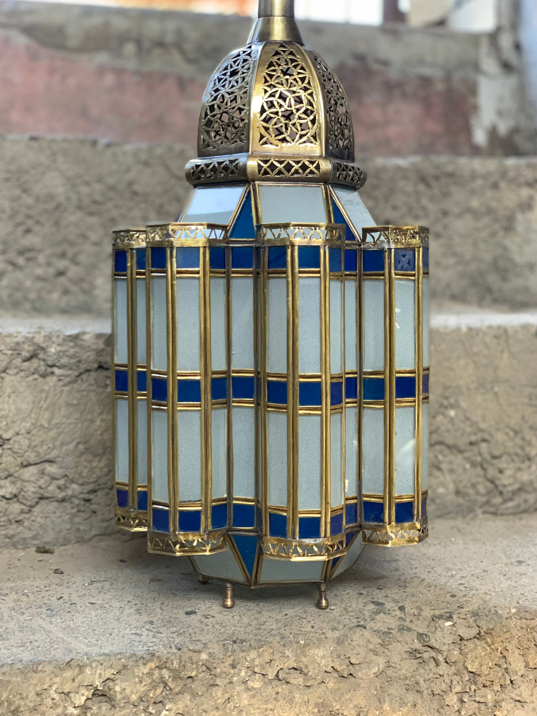 Moroccan hanging lantern light, brass lantern, handmade lantern light