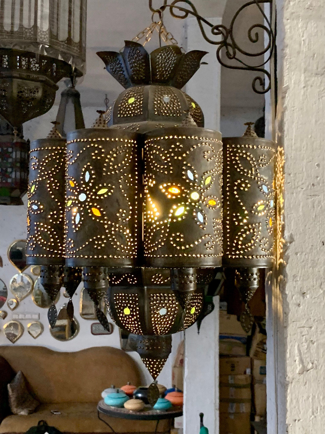 Moroccan pendant light, Moroccan ceiling lamp,Hanging Oriental Home Decor