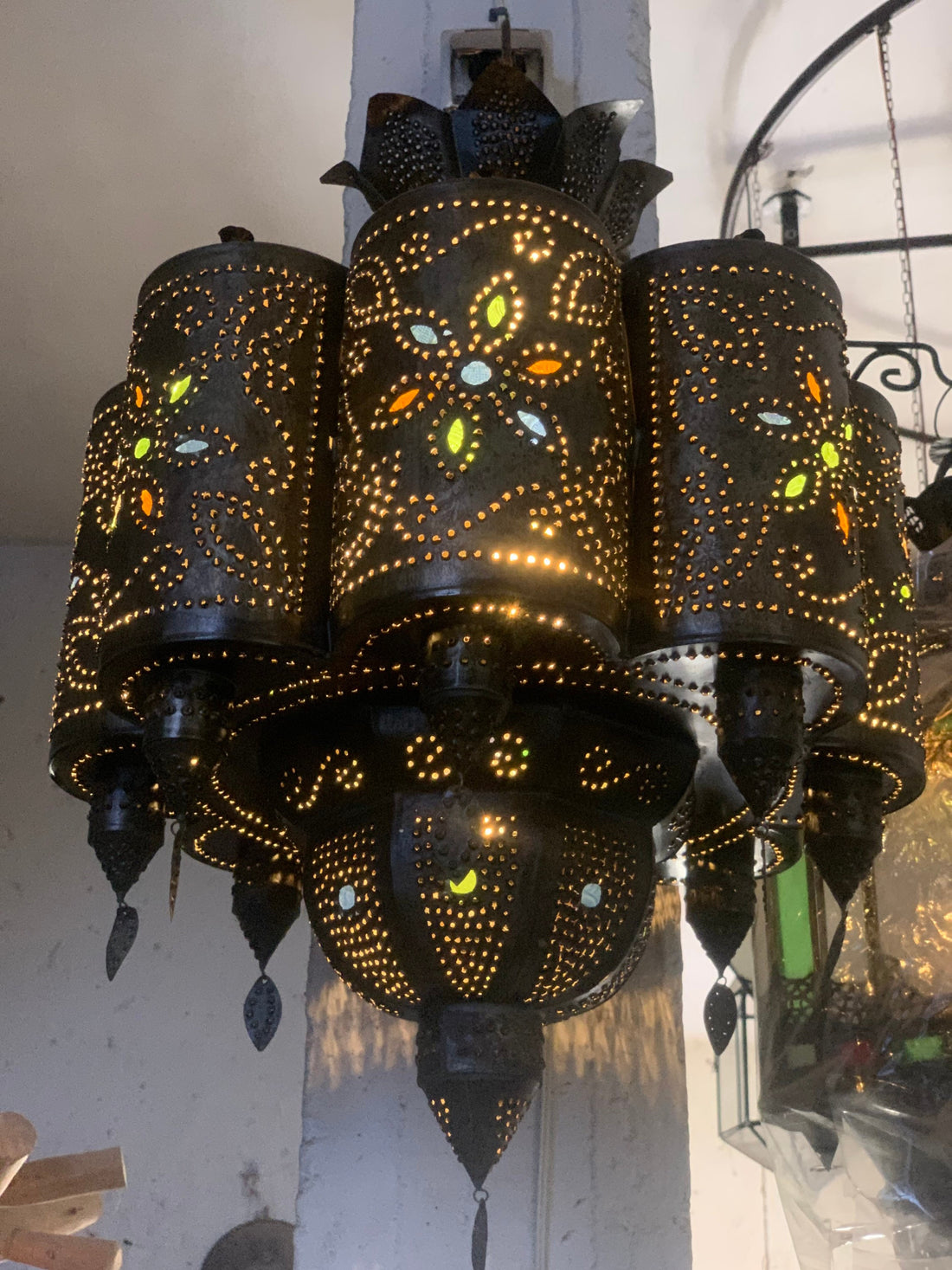 Moroccan pendant light, Moroccan ceiling lamp,Hanging Oriental Home Decor