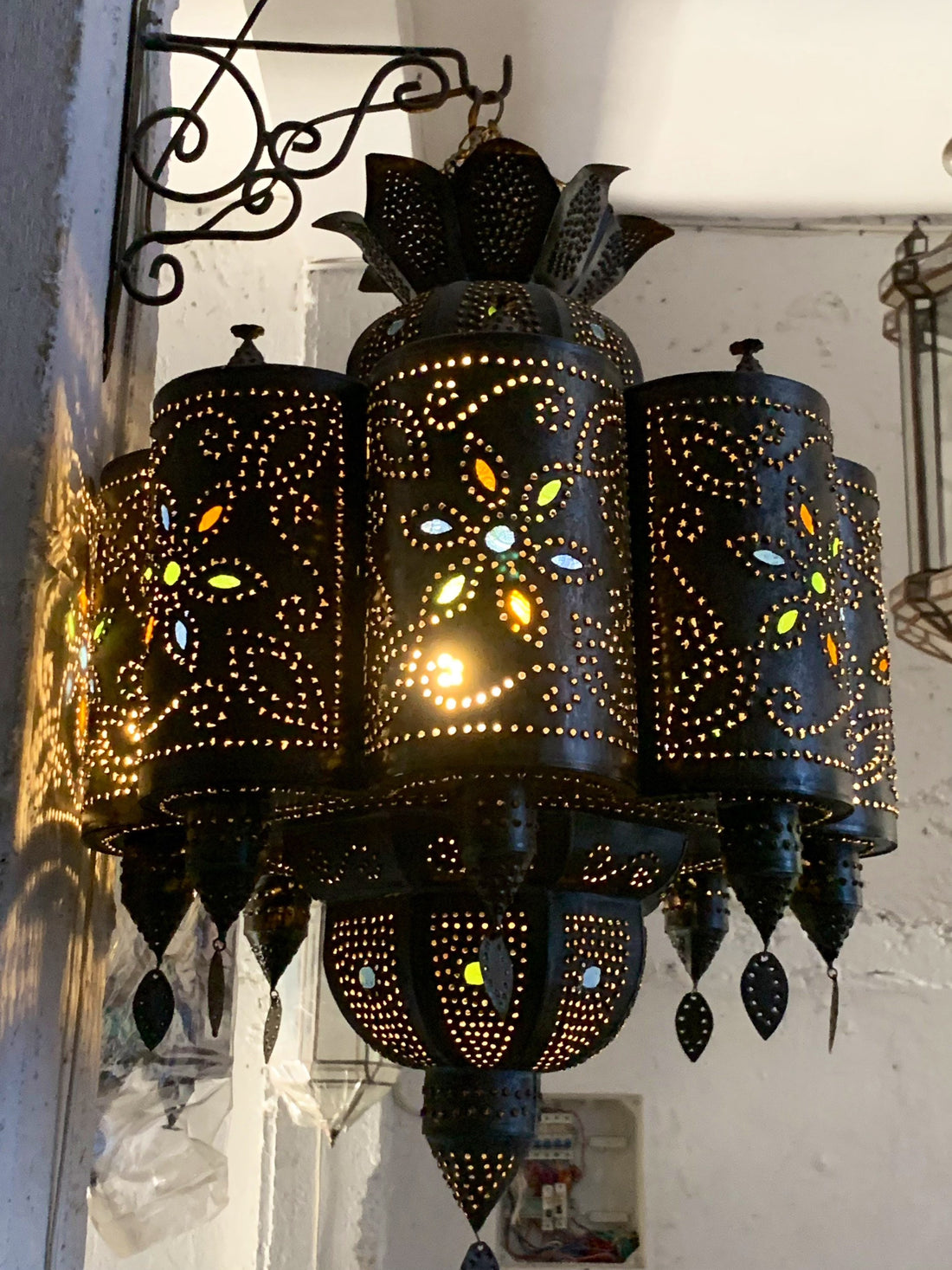 Moroccan pendant light, Moroccan ceiling lamp,Hanging Oriental Home Decor