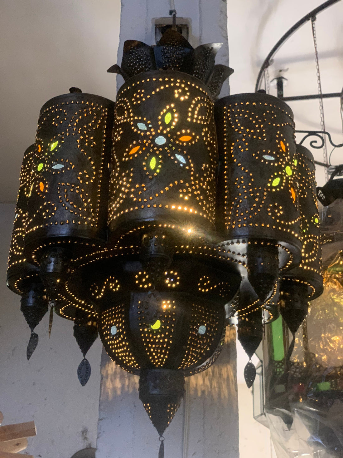 Moroccan pendant light, Moroccan ceiling lamp,Hanging Oriental Home Decor