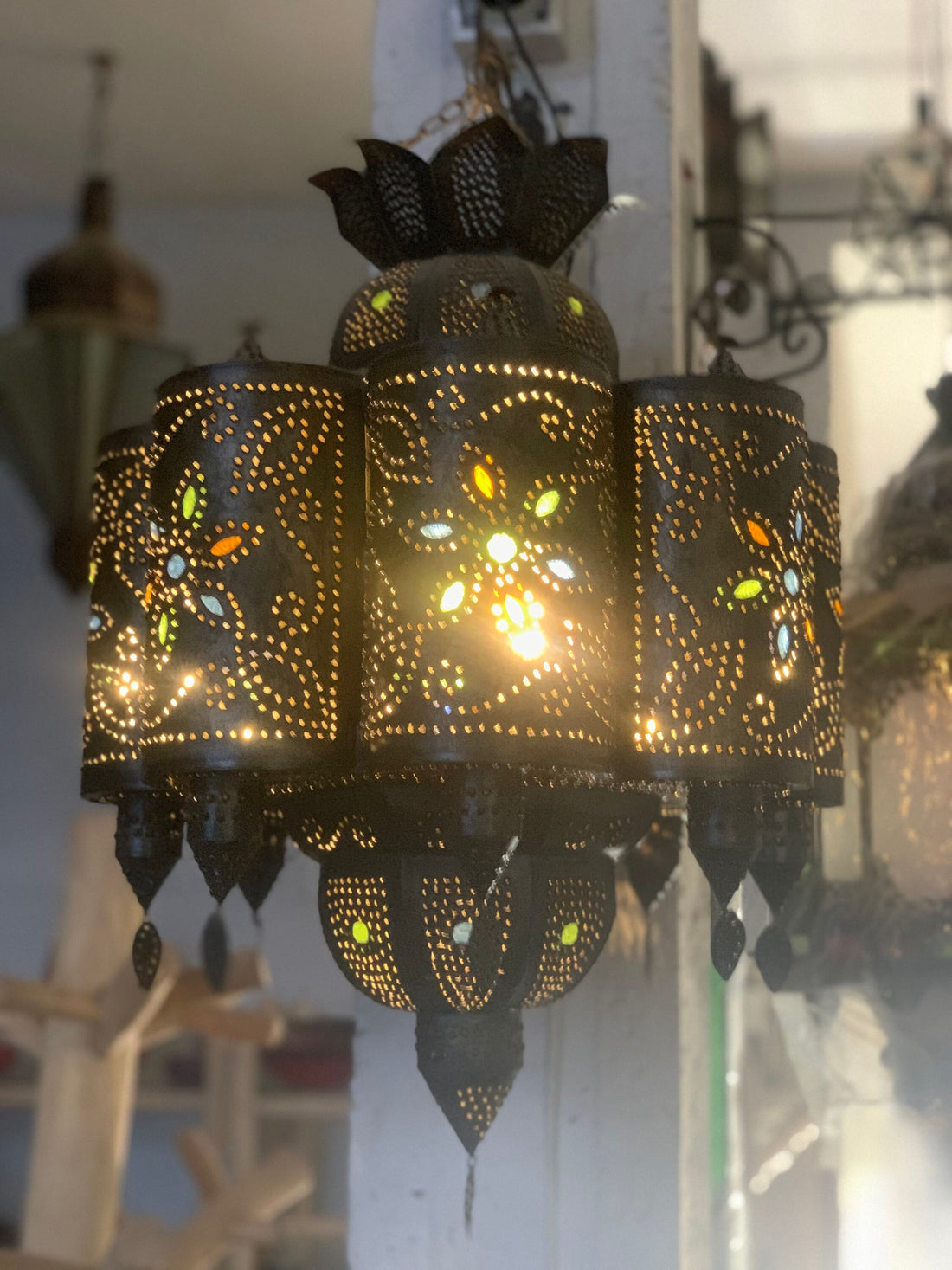 Moroccan pendant light, Moroccan ceiling lamp,Hanging Oriental Home Decor