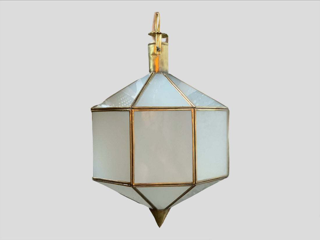 Moroccan Ceiling lights -Pendant Fixtures - Handcrafted Hanging Glass lamp