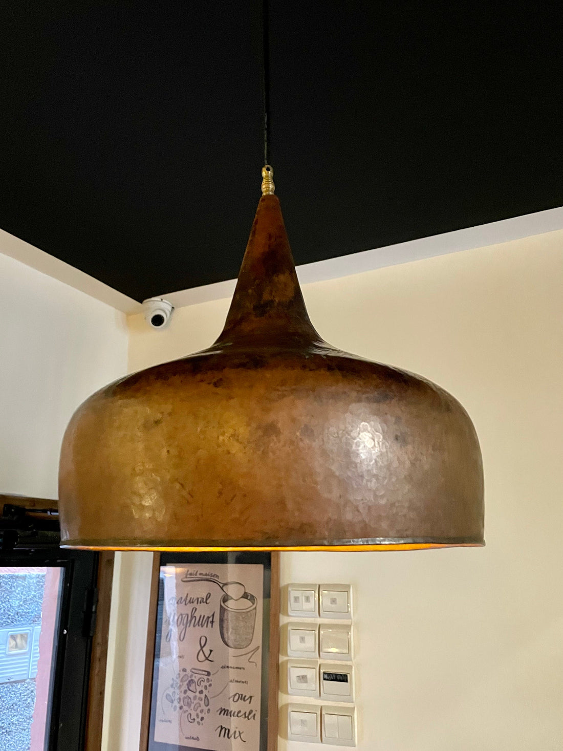 brass pendant light shade for kitchen island light , art Deco lamp