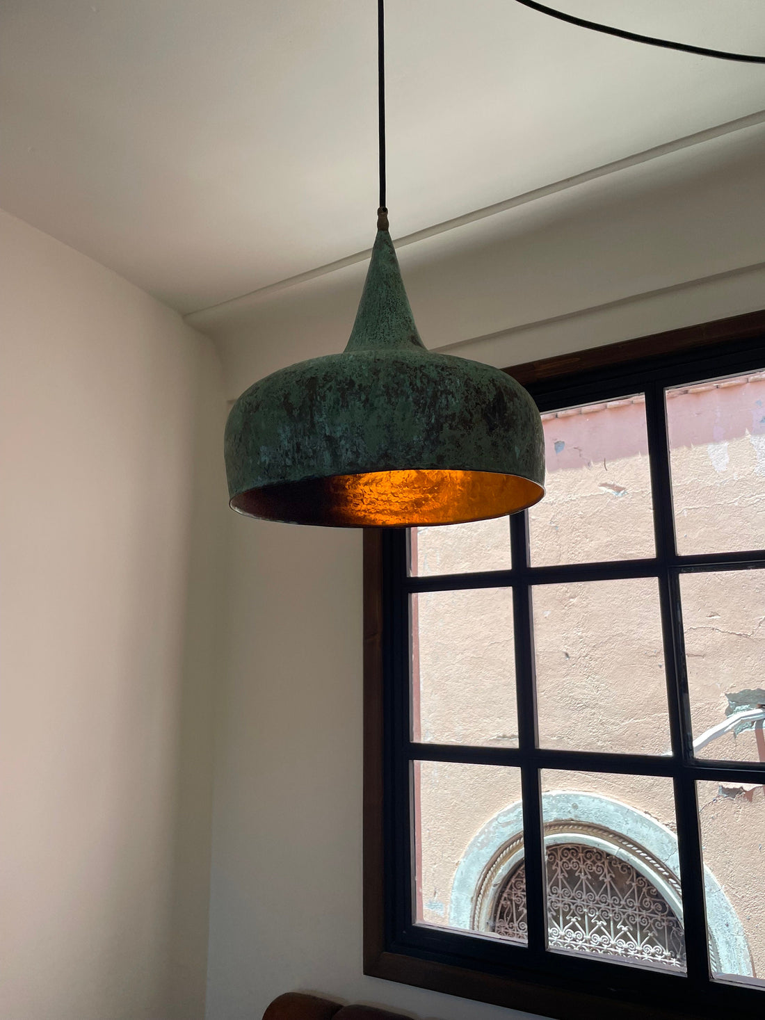 brass dome pendant light, Hanging Lamp , kitchen island light , Art Deco lamp