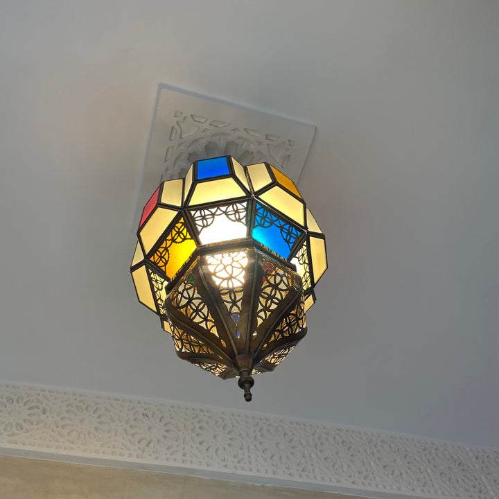 Glass pendant light , colorful lamp, ceiling light, hanging lamp