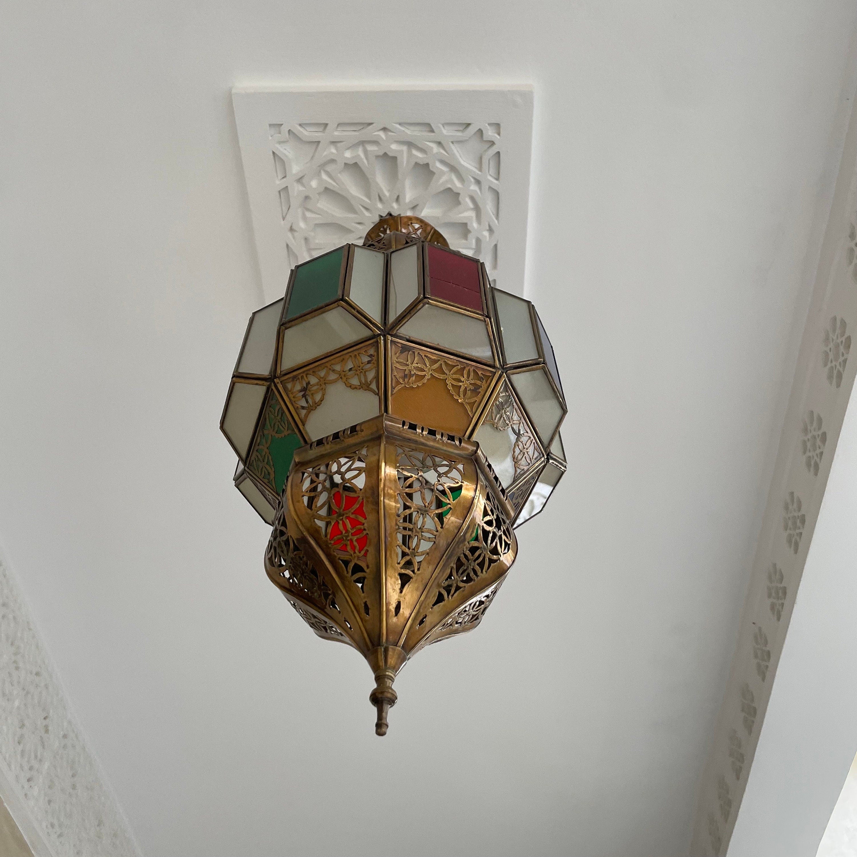 Glass pendant light , colorful lamp, ceiling light, hanging lamp