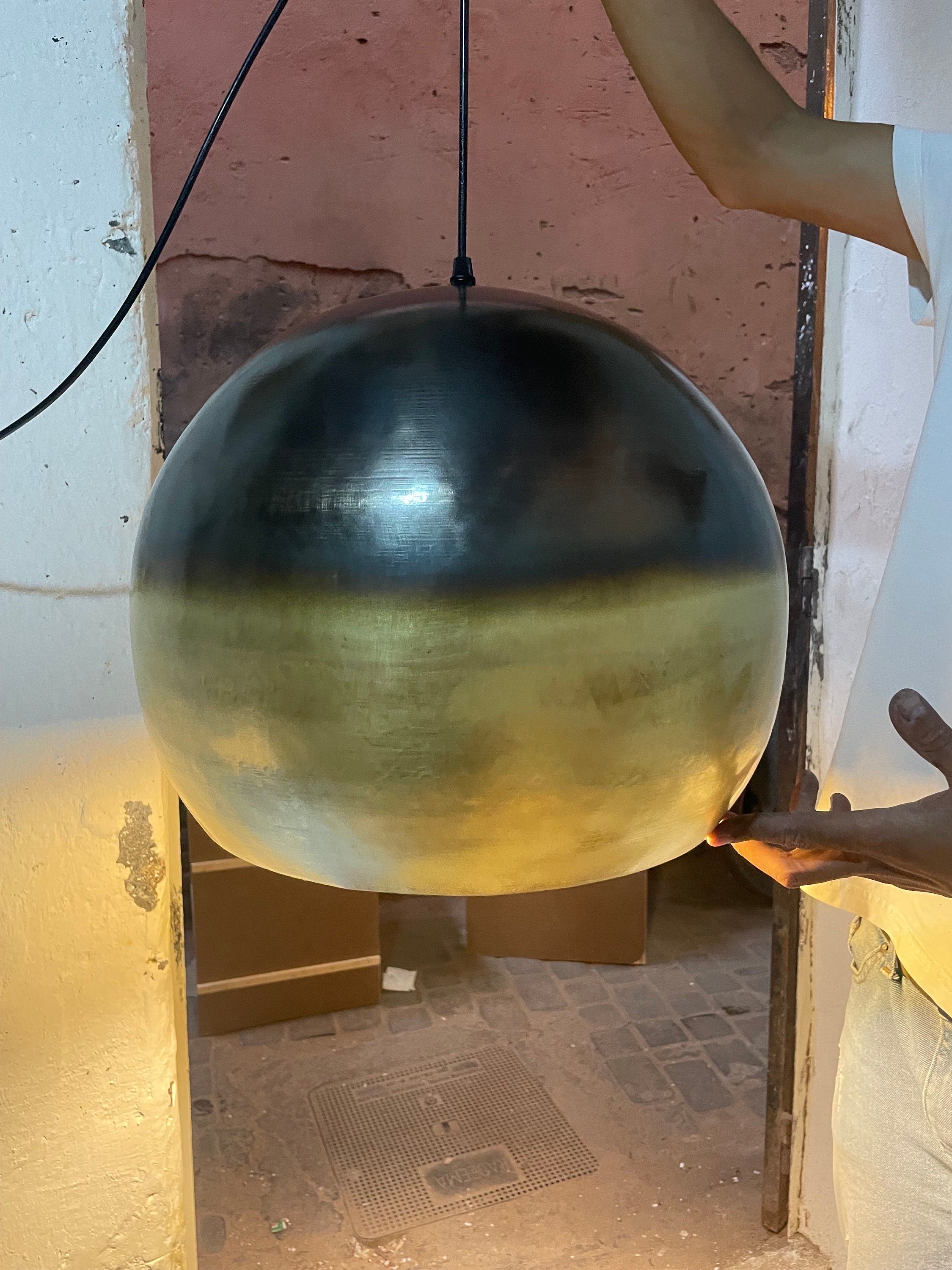 brass dome pendant light for kitchen island, chandelier lighting