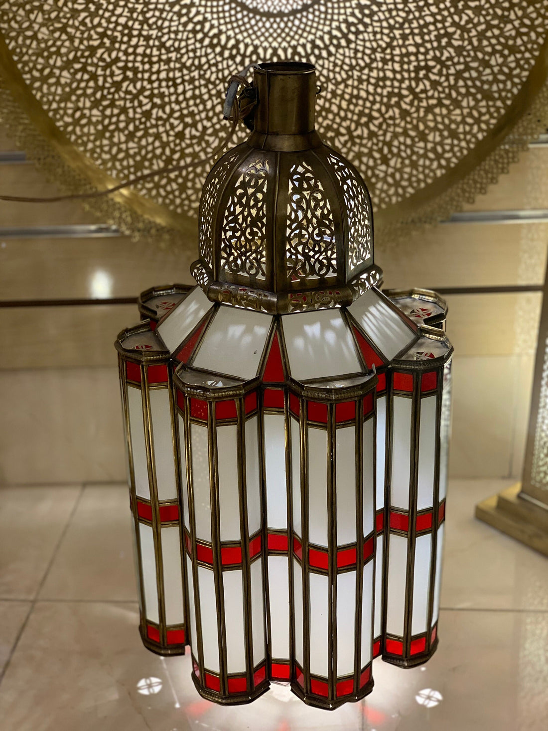 Moroccan table lamp, standing lamp. Moroccan lantern