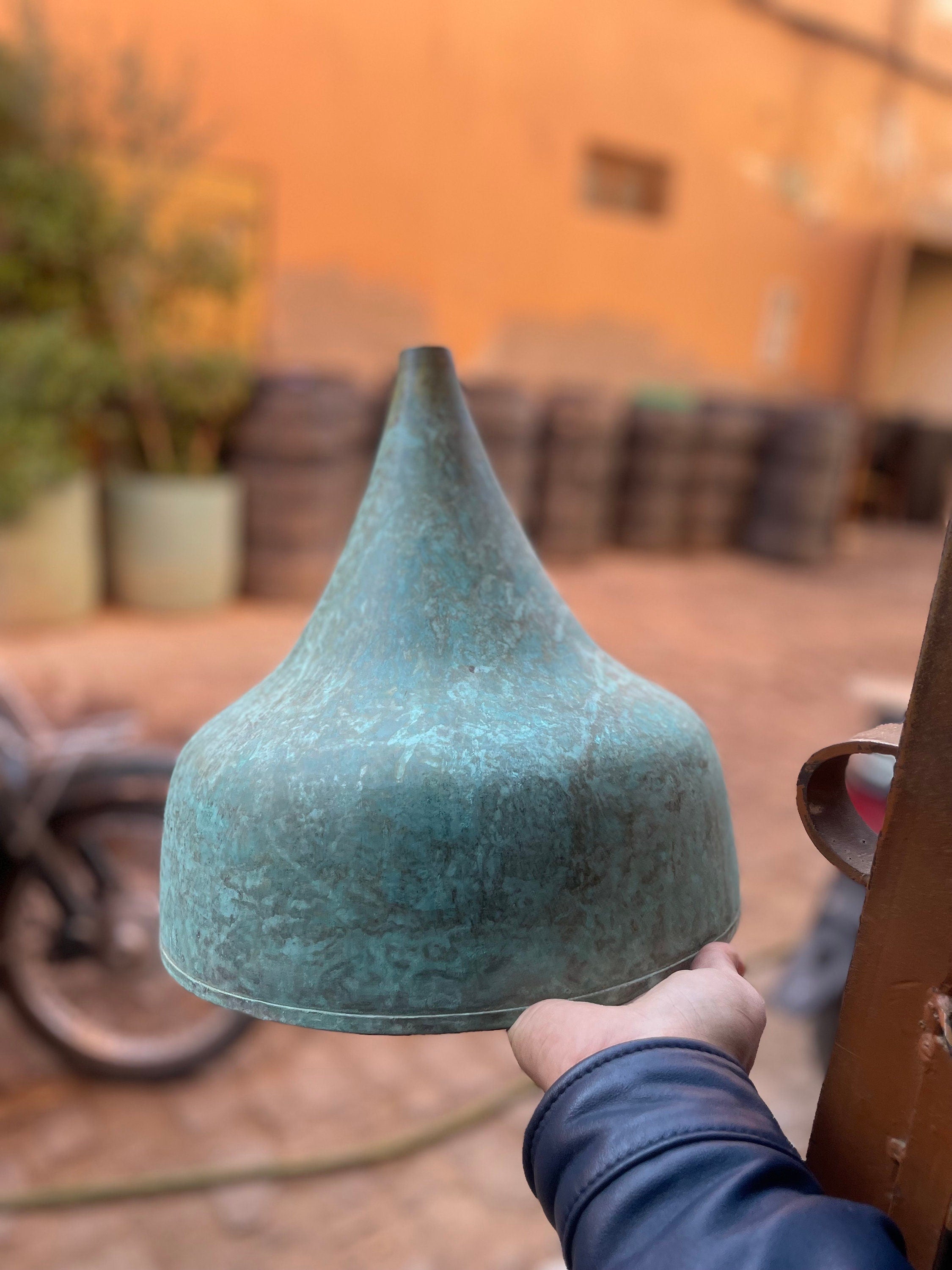 brass dome pendant light, Hanging Lamp , kitchen island light , Art Deco lamp