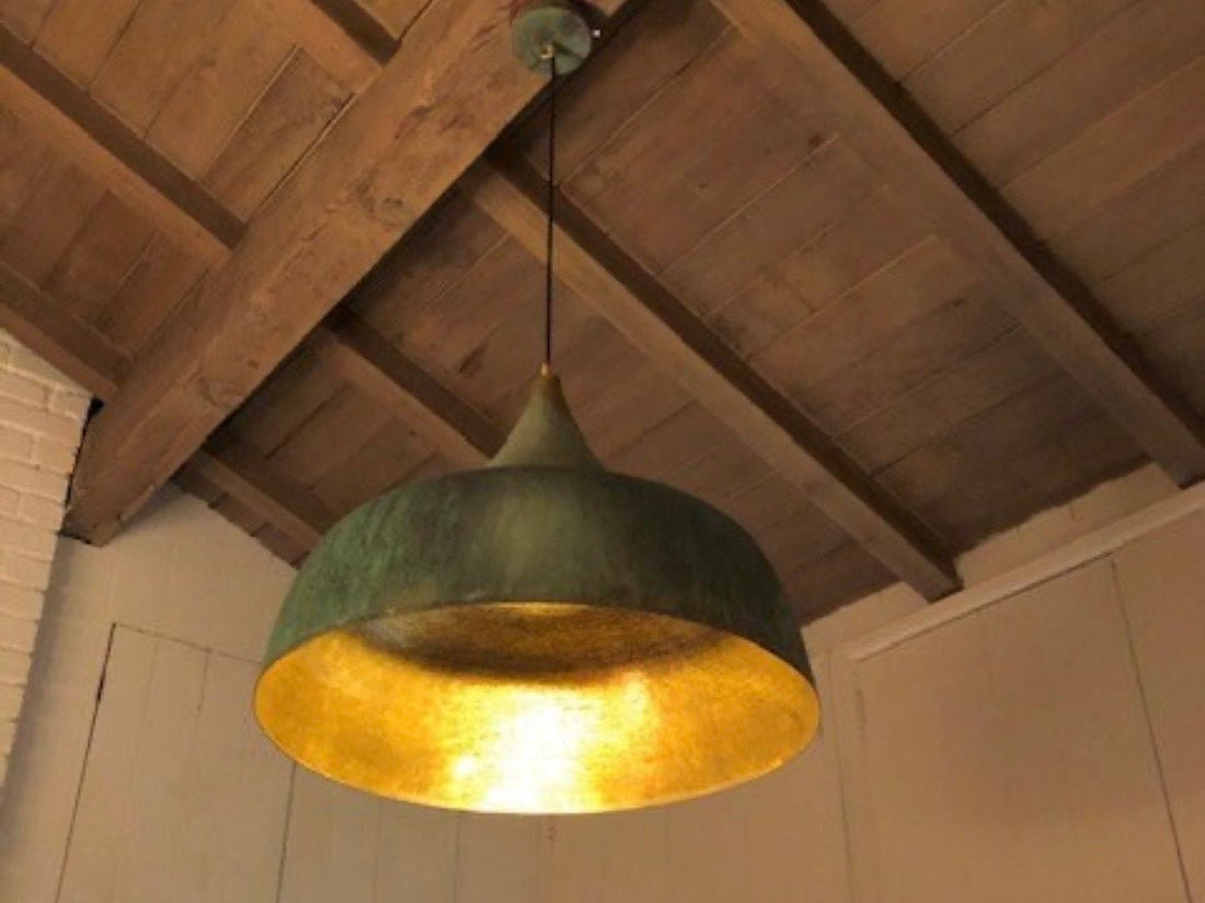 brass dome pendant light, Hanging Lamp , kitchen island light , art Decor lamp