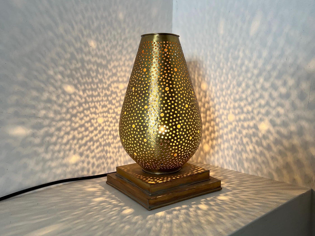 Moroccan table lamp ,Standing Lamp, brass lamp